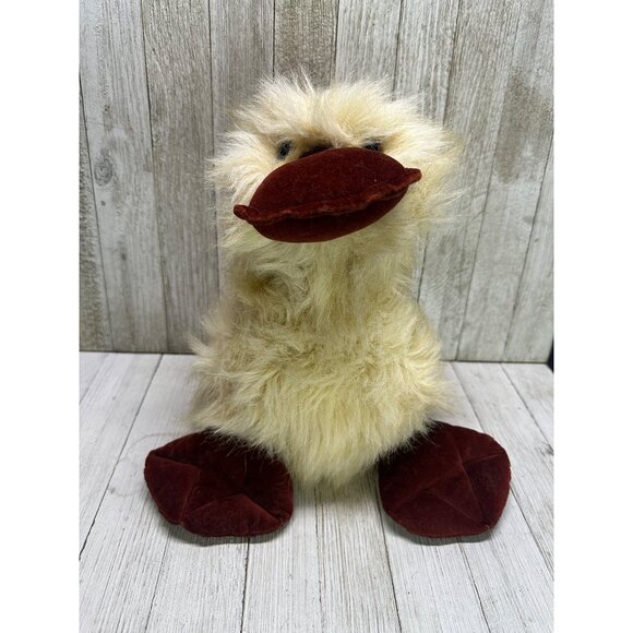 Vintage Russ Berrie Gwork Duck Platypus Plush Stuffed Animal Toy 10" Tall - Picture 2 of 10